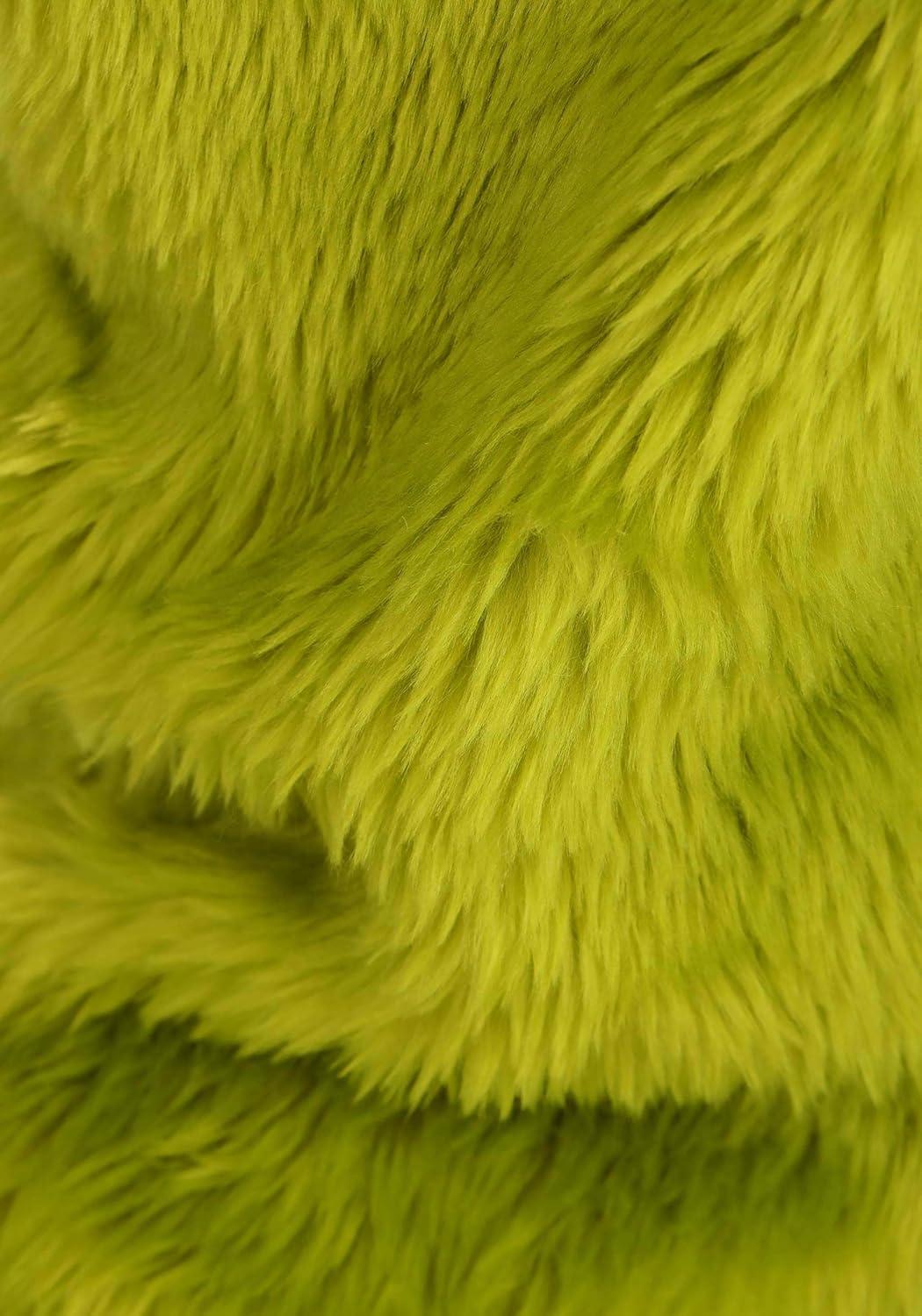image:imageDr Seuss Grinch Green Fur Pants for Adults Relaxed Fit with Elastic Waistband Officially LicensedGreen
