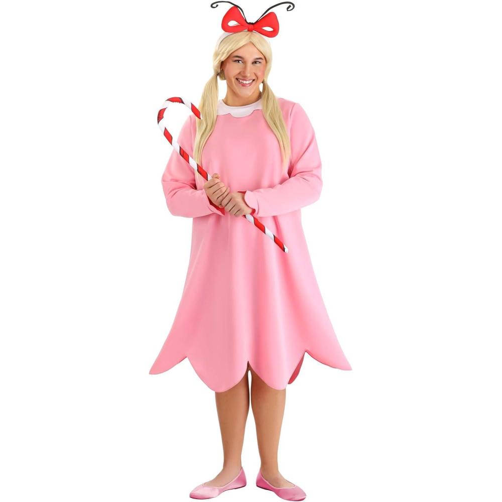 image:imagePlus Size Whimsical Whoville Wonder Womens Dr Seuss Cindy Lou Who Costume for Wonderland Adventures