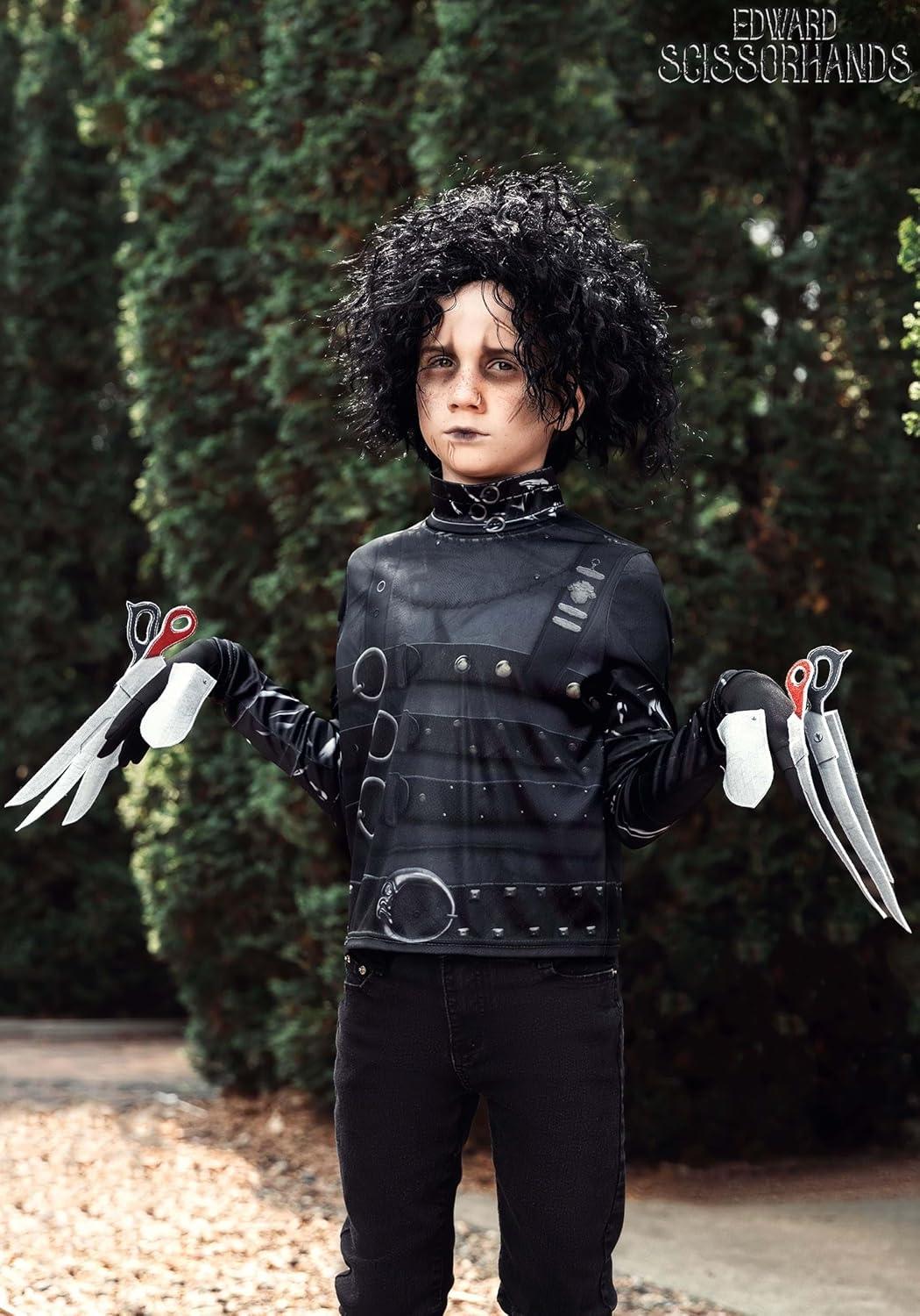 image:imageKids Classic Edward Scissorhands Costume Halloween Costume Edward Scissorhands for Child