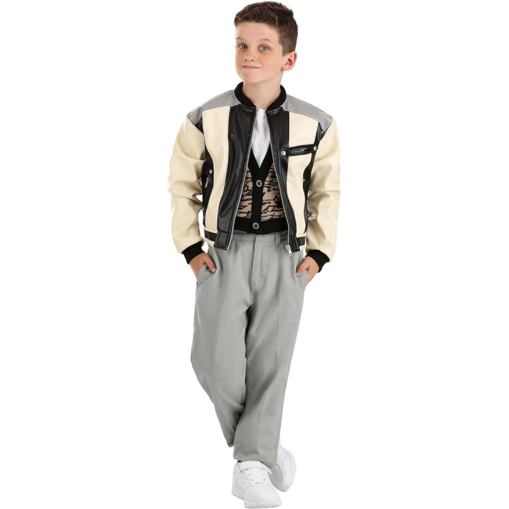 image:imageFerris Buellers Day Off Costume for Boys Ferris Bueller Jacket amp Vest 80s Movie Cosplay DressUp or Halloween