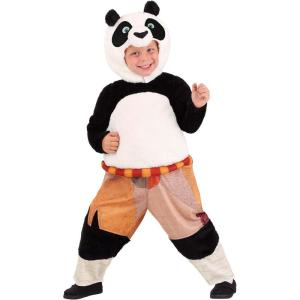 Kung Fu Panda Toddler Po Costume, Panda Po Outfit Jumpsuit for Halloween and Dress Up