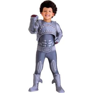 Official Shark Boy and Lava Girl Toddler Gray Shark Boy Costume, Boys Superhero Jumpsuit Costume(Costume)