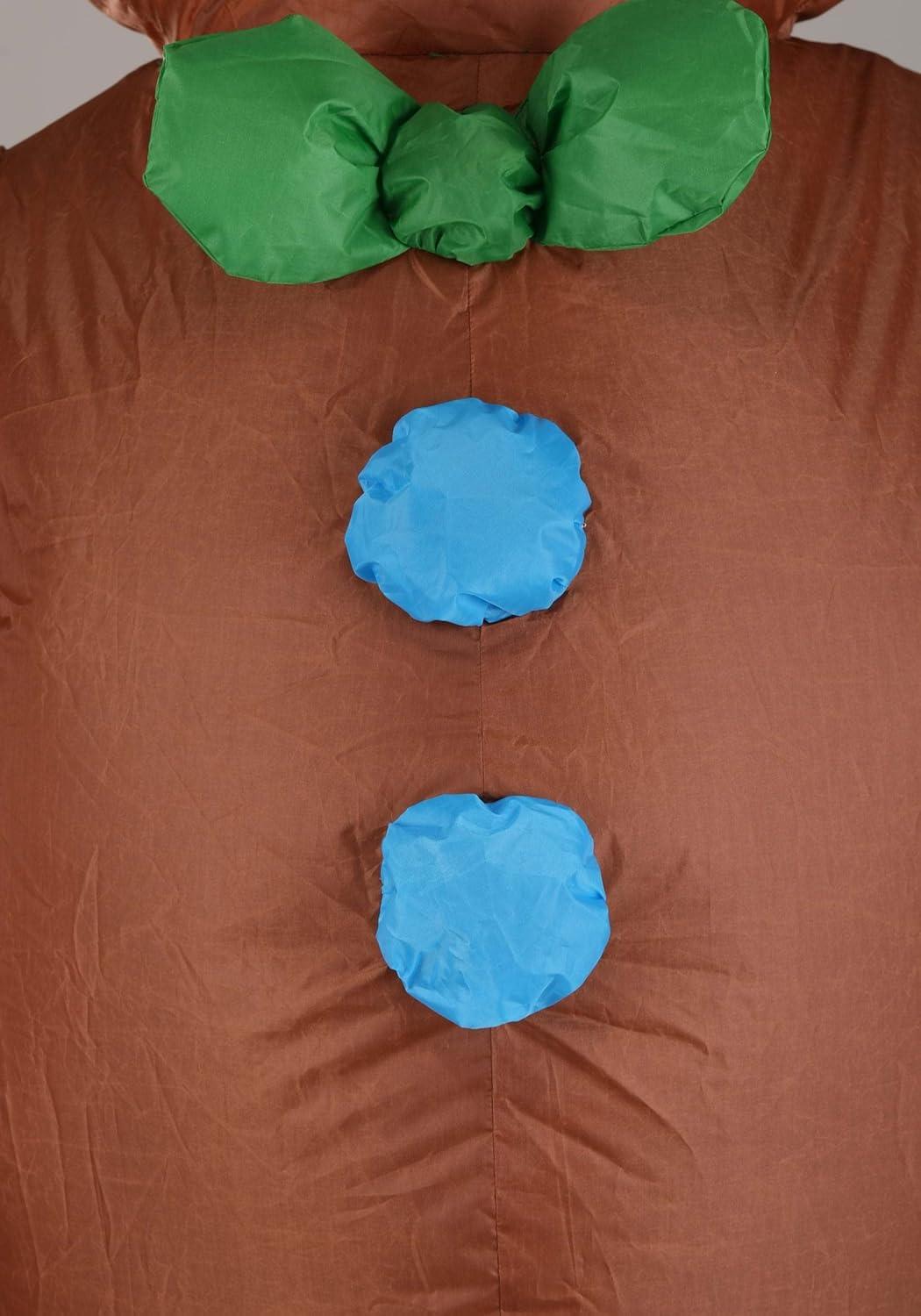 image:imageAdult Gingerbread Man Costume Inflatable Christmas Costumes Blow Up Xmas Outfit Funny Holiday Party Costume