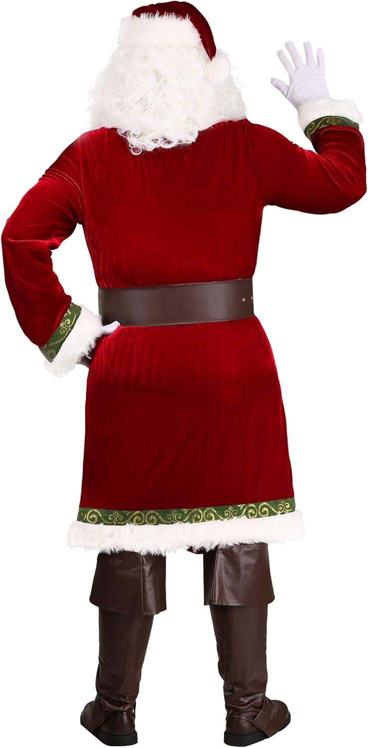 image:imageFun Costumes Old Time Santa Claus Costume for Men Jacket Pants Belt Hat Gloves amp Boot Covers
