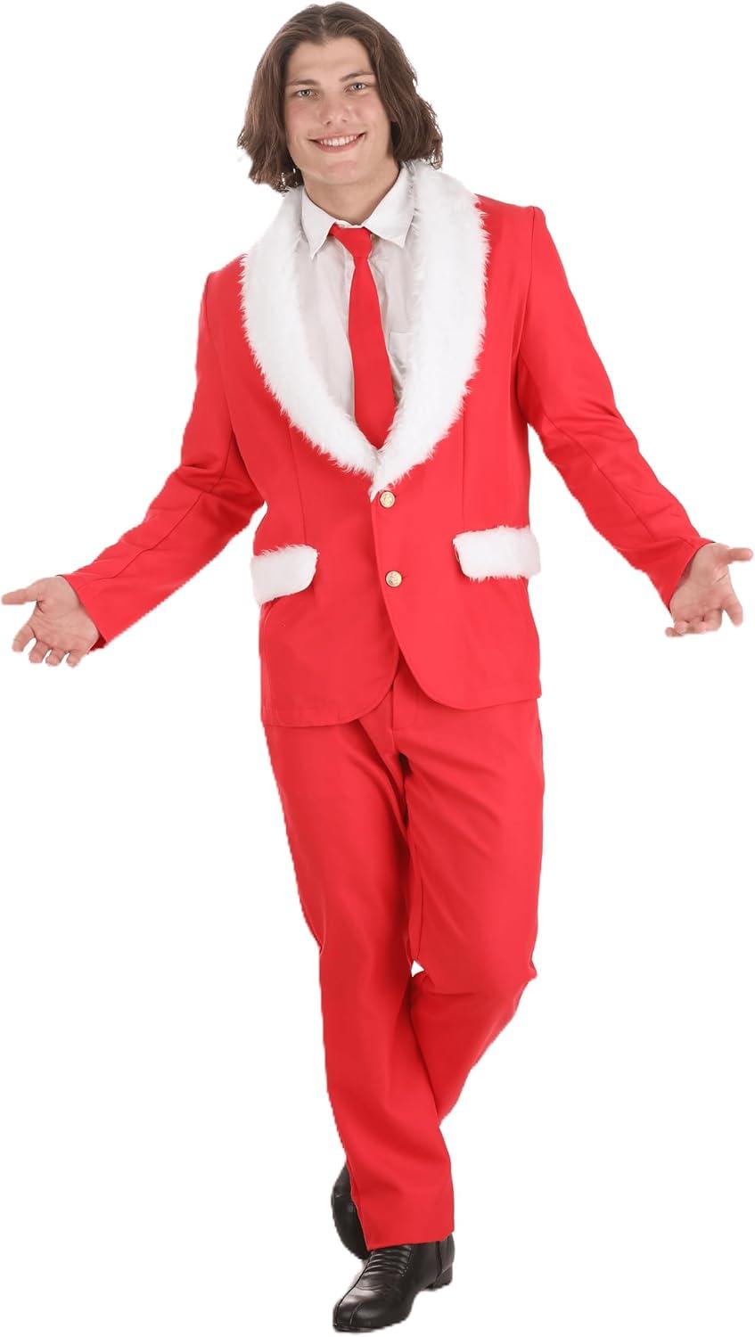 image:imageMens Red Holiday Santa SuitRed