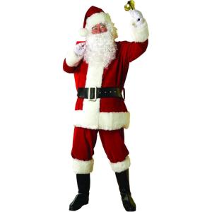 Rubie’s Regal Plush Santa Suit(Red/White)