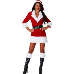 Women’s Secret Santa Costume Santa Claus Outfit for Women