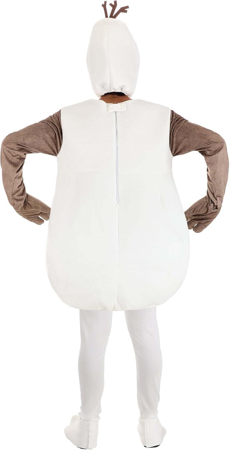 image:imageAdult Disney Frozen Olaf Halloween Costume for Men and Women Body Piece with Leggings Headpiece Hand and Shoe Covers