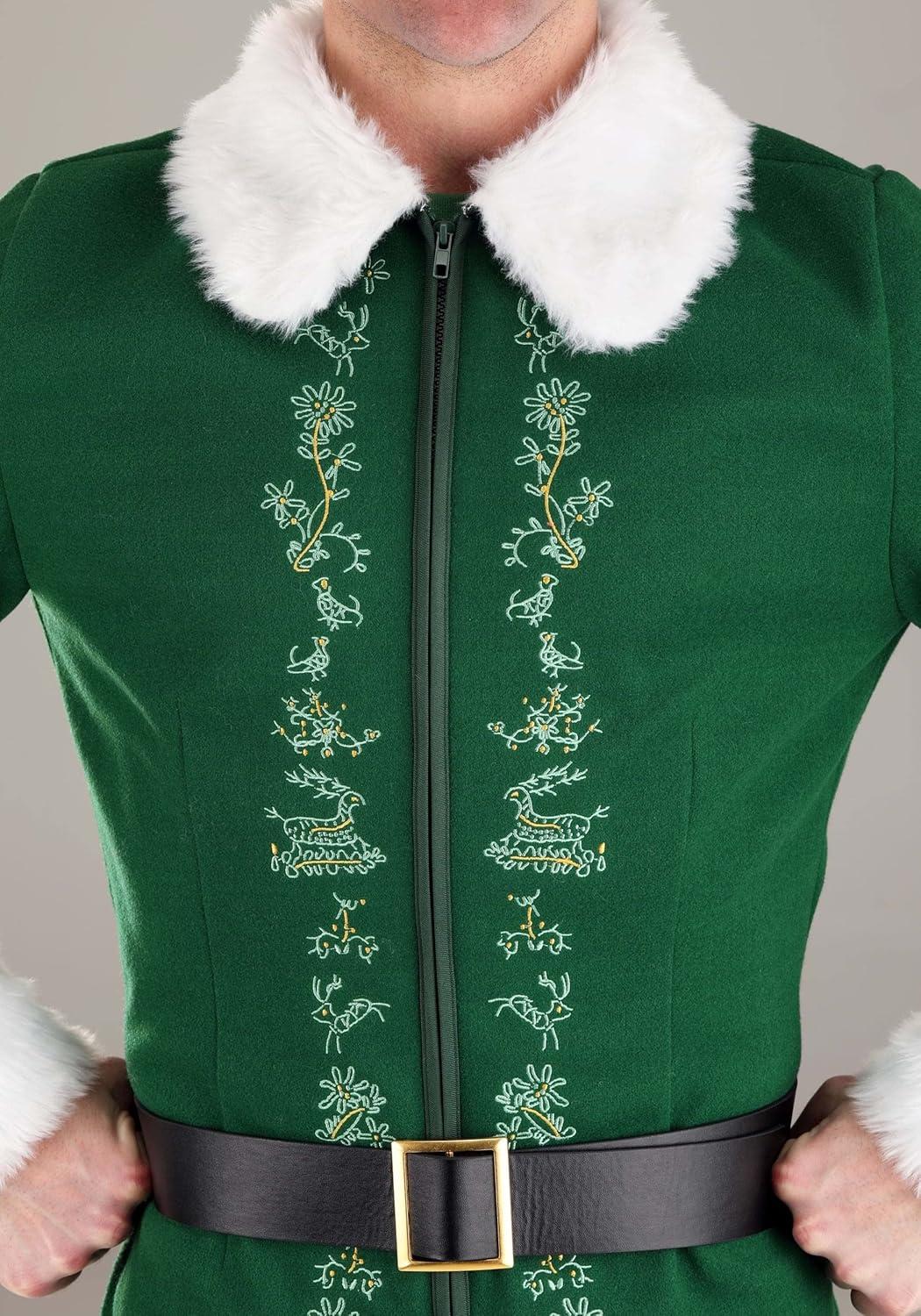 image:imageAuthentic Buddy The Elf Costume for Adults Elf Movie Outfit for Men Christmas Cosplay Holiday DressUp