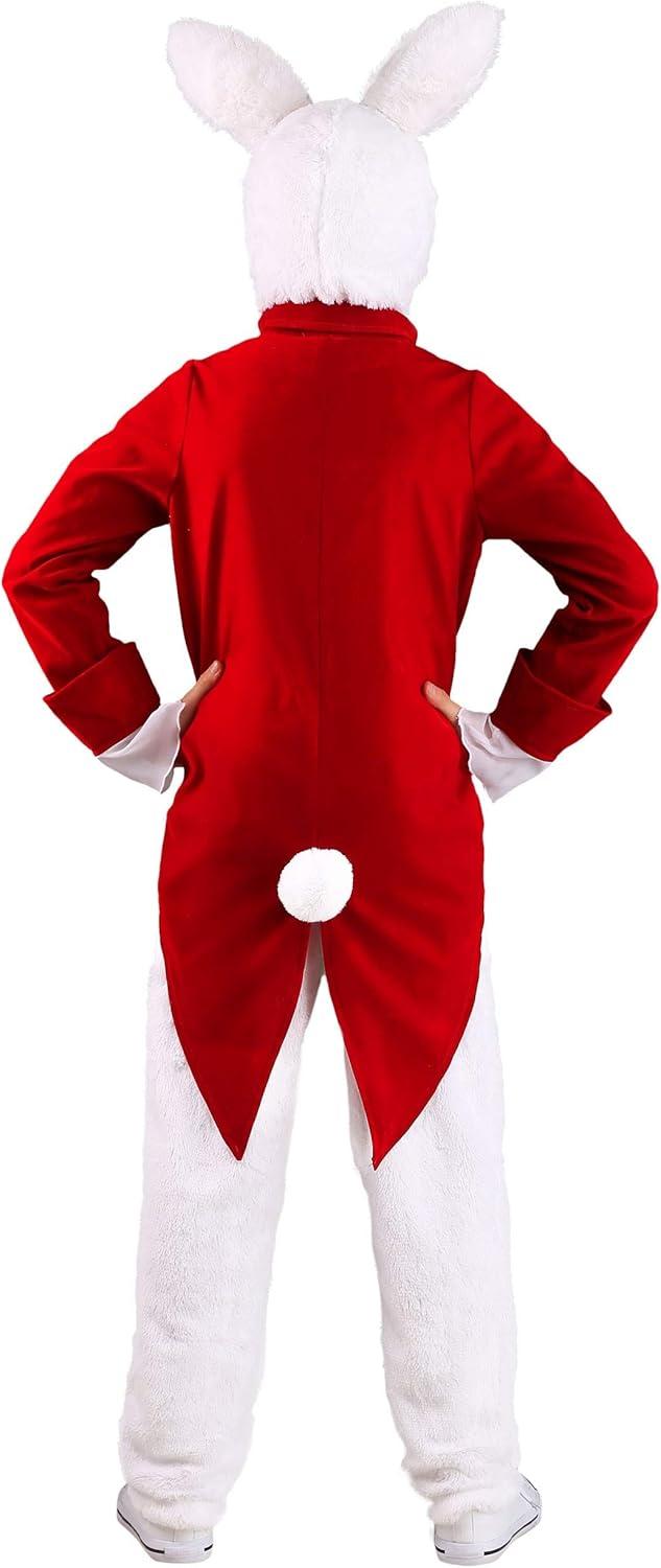 image:imageDignified White Rabbit Costume For Kids Halloween Dress Up Outfit Jacket Pants Vest With Bowtie amp HeadpieceBundle With Clock