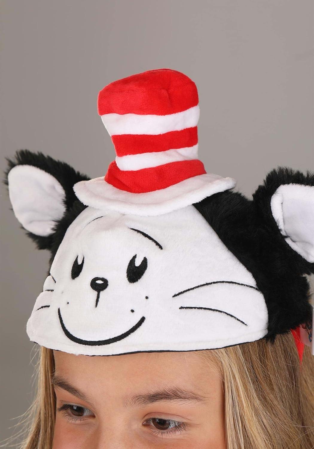 image:imageDr Seuss Cat in the Hat Face Costume Headband for Adults and Kids