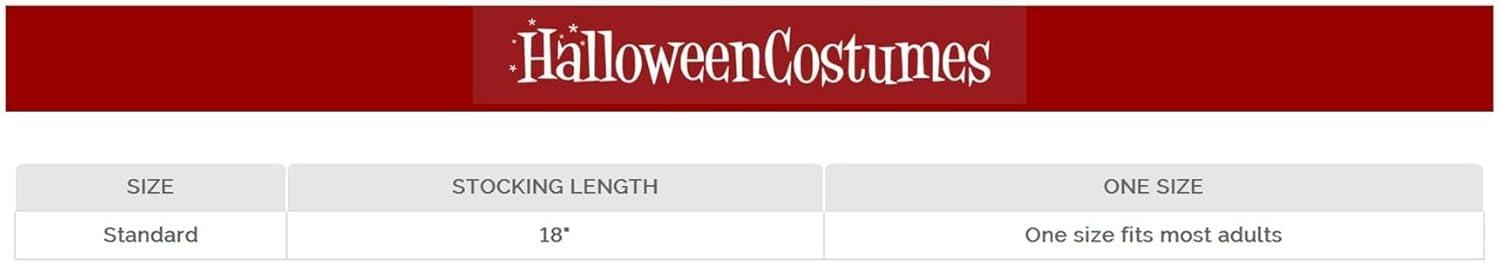 image:imageFun Costumes Black Nylon Over The Knee Womens Stockings StandardOne Size