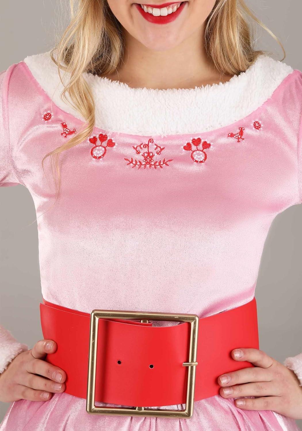 image:imageWomens Jovie Elf Costume Dress 3 Pc Holiday Christmas Elf Costume wHat amp Belt Adult Elf Movie Jovie Dress