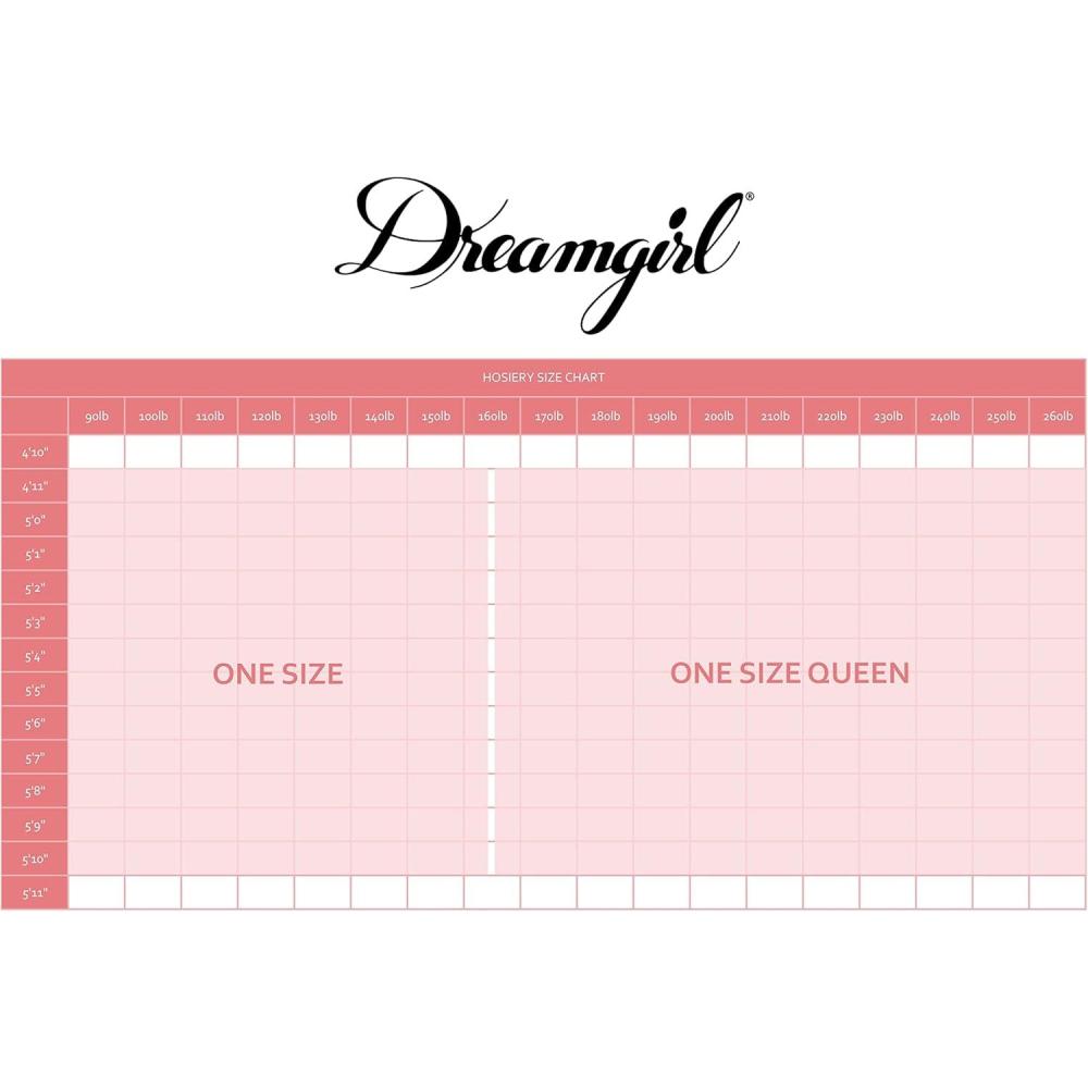 image:imageDreamgirl Womens Fishnet Pantyhose Hosiery Stockings with Jacquard Side Detail Rhinestone Embellishment and Elastic Waistband One Size 1PC Black