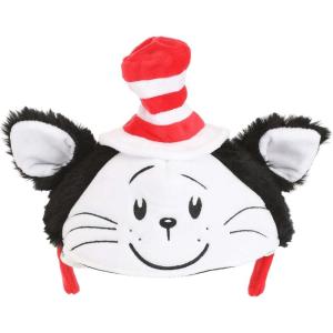 Dr. Seuss Cat in the Hat Face Costume Headband for Adults and Kids