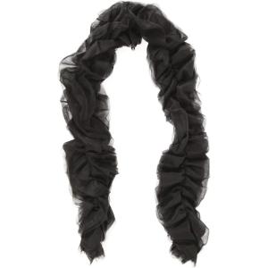 Featherless Black Tulle Boa for Kids – 5′ Long, Layers of Fluffy Nylon Knit Mesh
