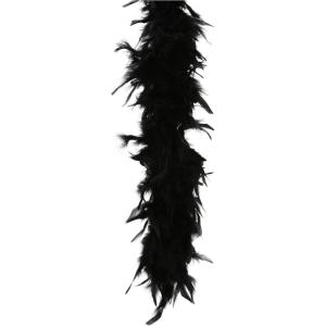 Fun Costumes Black 80 Gram Feather Boa, Turkey Feathers, 80 Inches Long