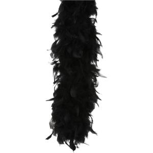 Fun Costumes Deluxe Black 120 gram Feather Boa Flapper Accessory