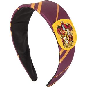 Harry Potter Costume Headband – Embroidered Crest, Gryffindor, Hufflepuff, Ravenclaw & Slytherin(Red)