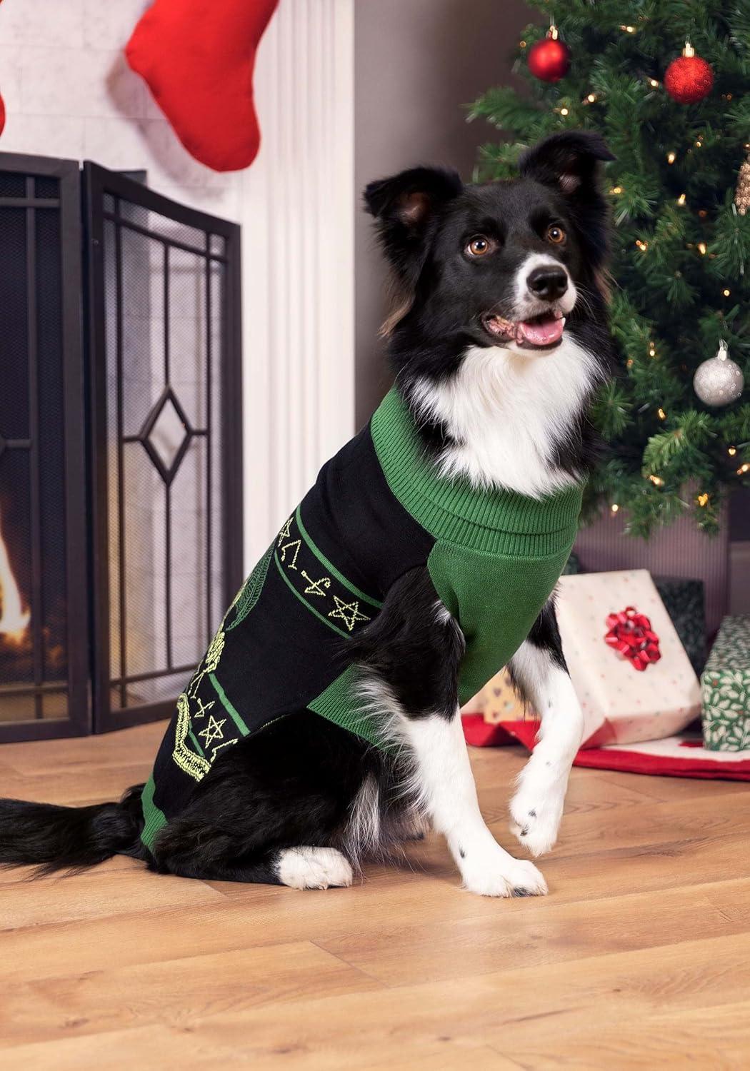 image:imageFun Costumes Cthulhu Pet Ugly Sweater Knit Dog Sweater with Ribbed Neckband amp Waistband for Small to Large Pets LMedium