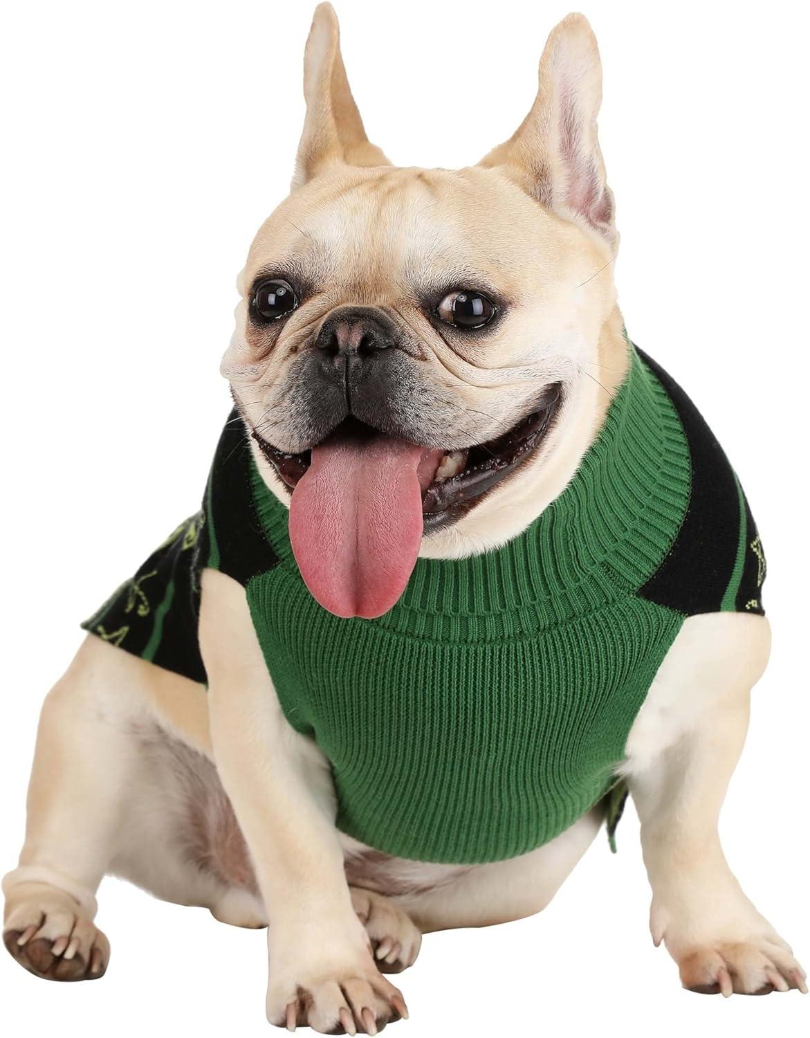 image:imageFun Costumes Cthulhu Pet Ugly Sweater Knit Dog Sweater with Ribbed Neckband amp Waistband for Small to Large Pets LMedium
