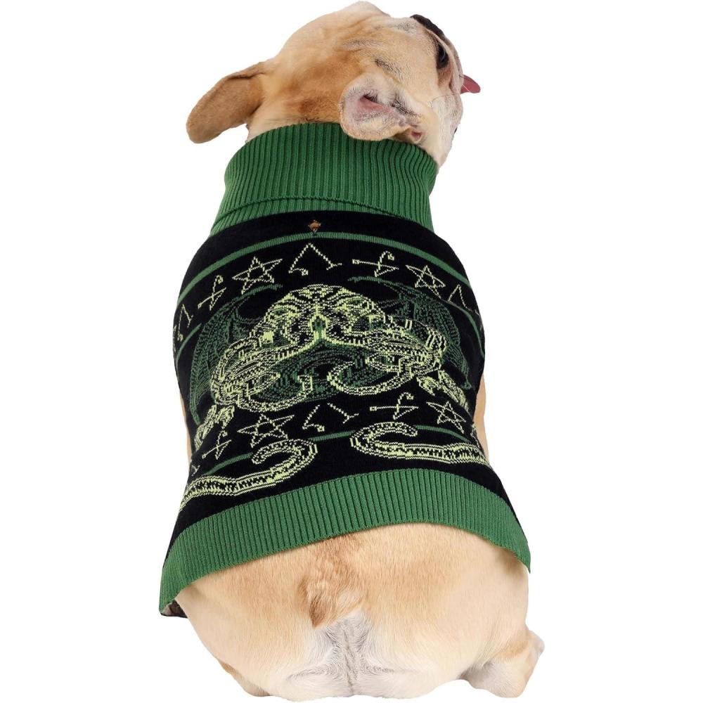 image:imageFun Costumes Cthulhu Pet Ugly Sweater Knit Dog Sweater with Ribbed Neckband amp Waistband for Small to Large Pets LXSmall