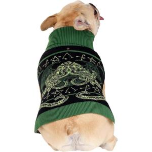 Fun Costumes Cthulhu Pet Ugly Sweater – Knit Dog Sweater with Ribbed Neckband & Waistband for Small to Large Pets L(Small)