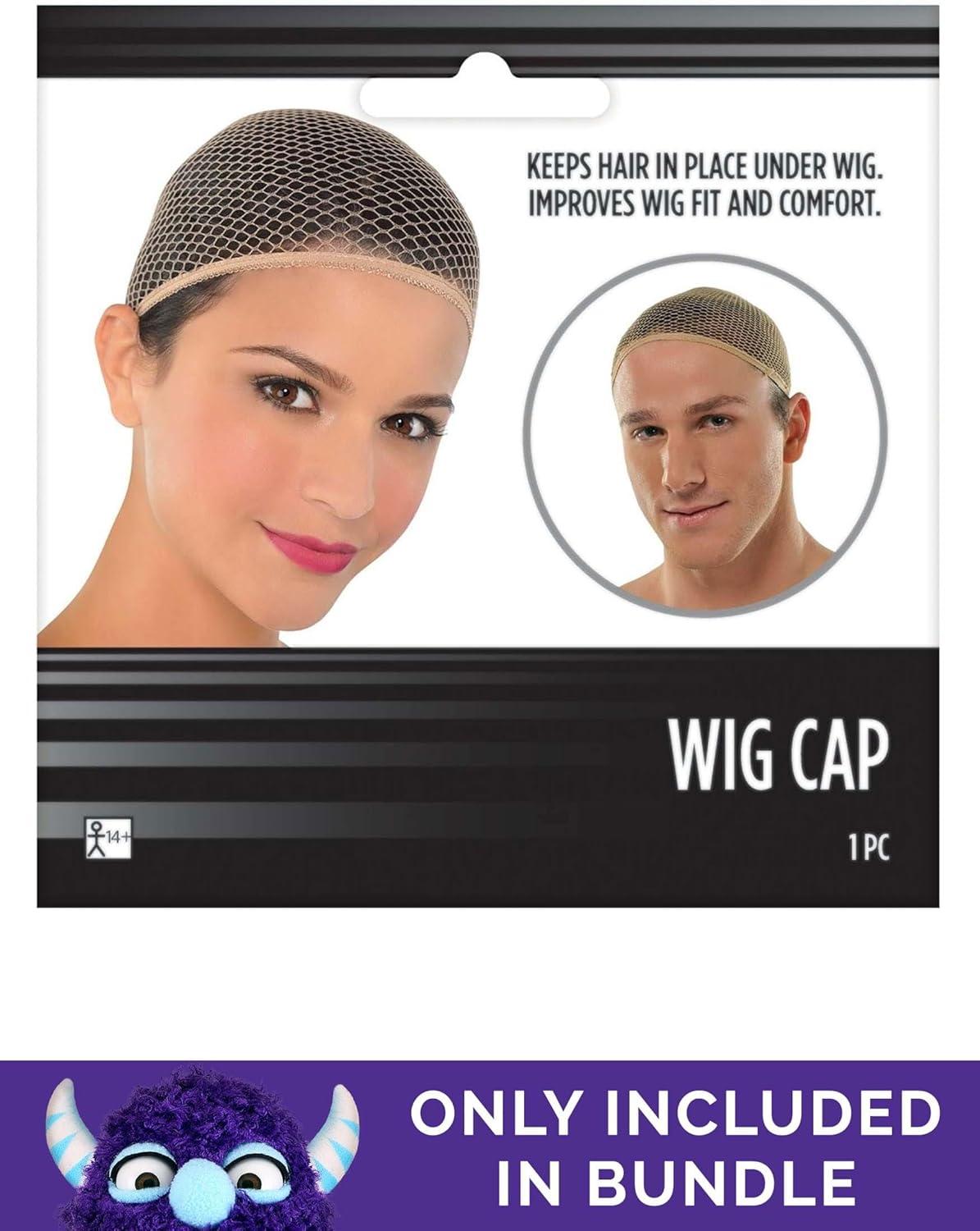 image:imageDragon Ball Z Goku Black Hair Wig for Adults Mens Spiky Saiyan Anime Wig Officially LicensedBundle W Wig Cap