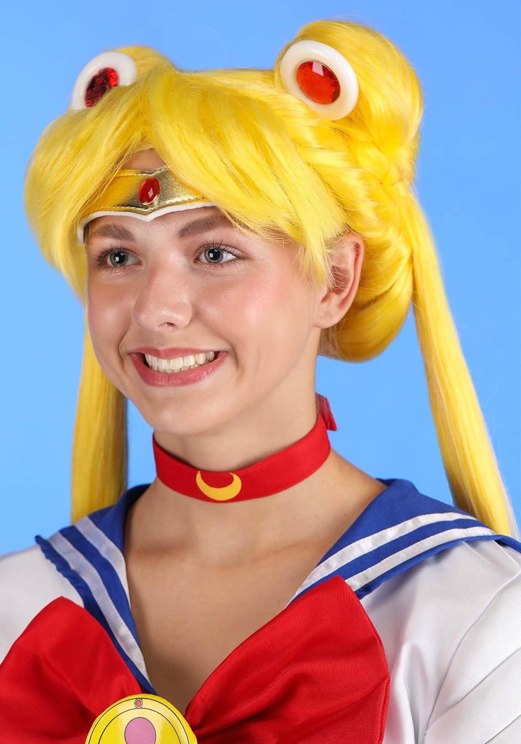 image:imageFun Costumes Sailor Moon Wig for WomenBundle W Wig Cap