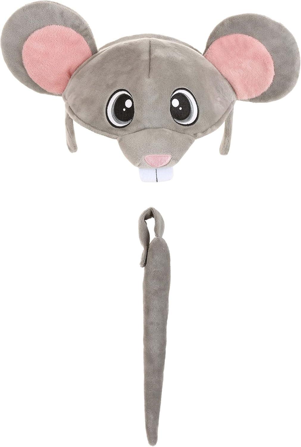 image:imageMouse Costume Kit Plush Headband with Ears and Tail One Size Fits Most