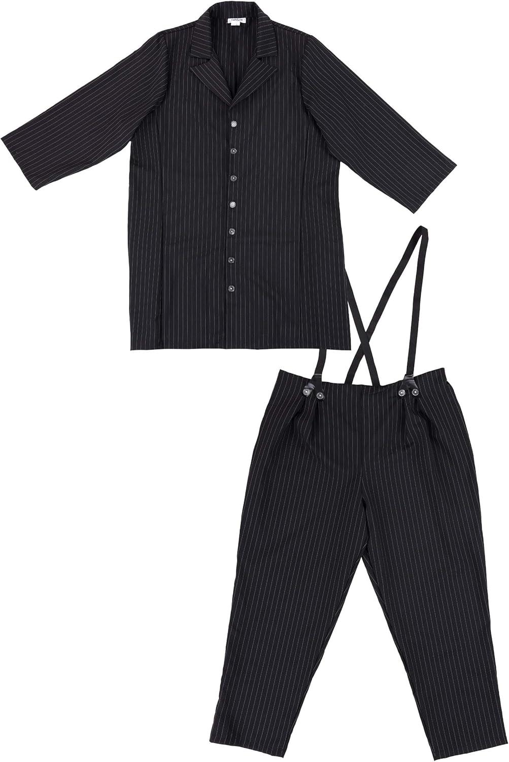image:imageFun Costumes Plus Size Mens Zoot Suit Gangster Costume Pin Stripe Mobster Outfit Halloween Costume and Historical 1920s Roleplay