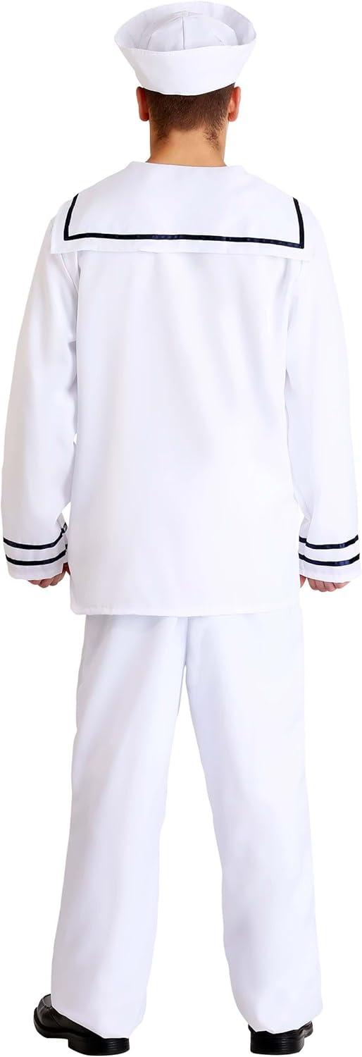 image:imageMens Sailor Costume Navy Uniform Shirt Pants Tie amp Hat