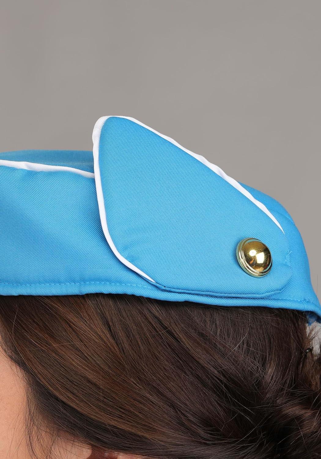 image:imagePlus Size Flight Attendant Costume Plane Stewardess Uniform With Vintage Pencil Skirt Air Travel Helper