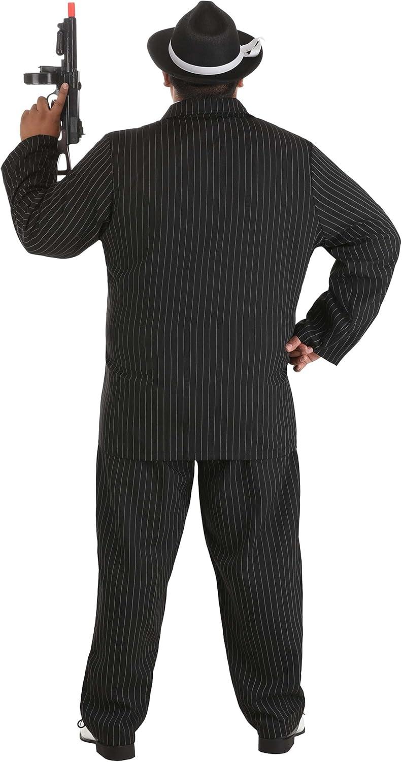 image:imageDeluxe Plus Size Gangster Costume Suit 1920s Gangster 3X Black4X