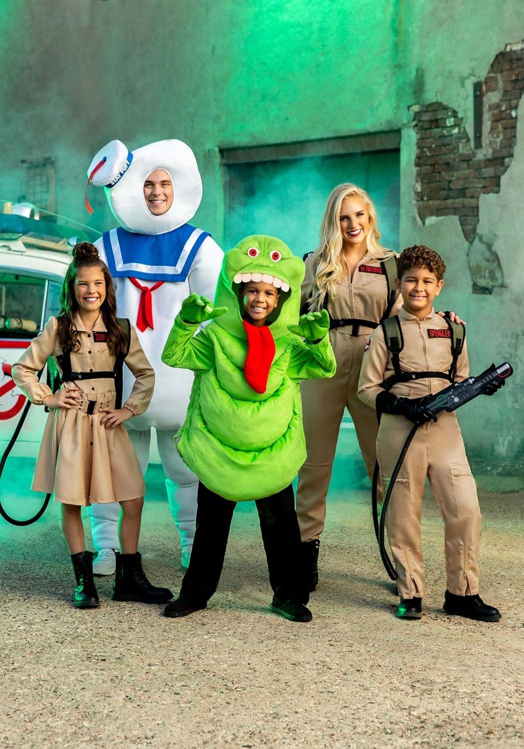 image:imageGhostbusters Kids Slimer Costume Unisex Slimey Ghost Halloween Costume Childrens Ghost Outfit for boys amp girls