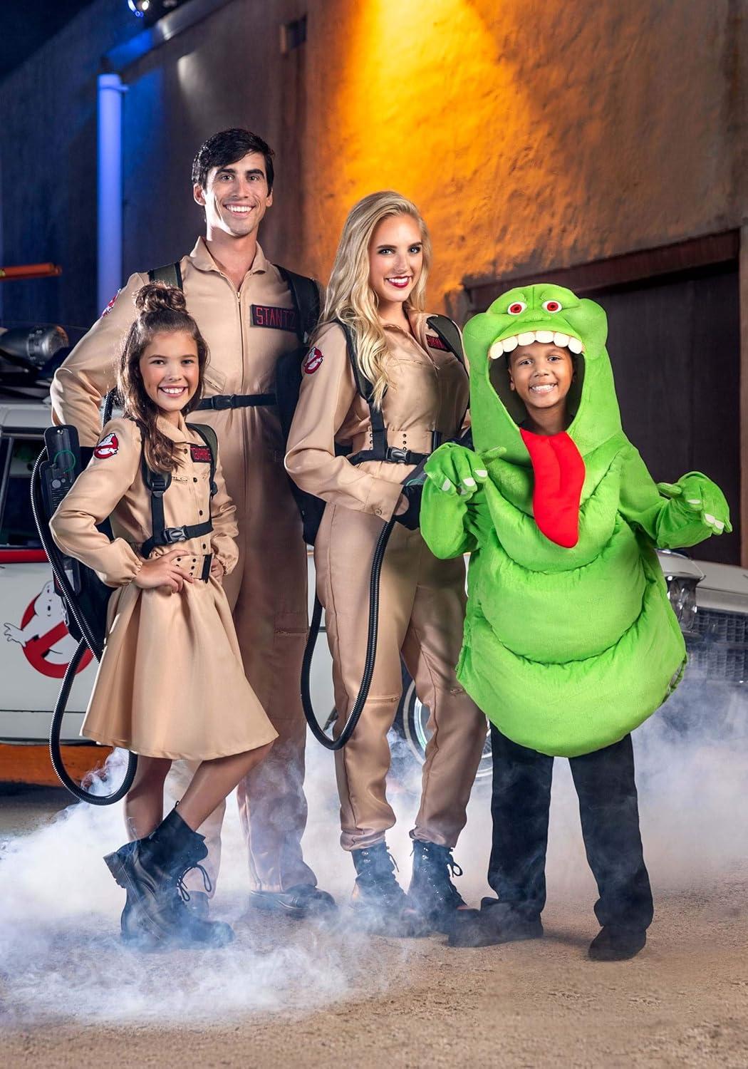 image:imageGhostbusters Kids Slimer Costume Unisex Slimey Ghost Halloween Costume Childrens Ghost Outfit for boys amp girls