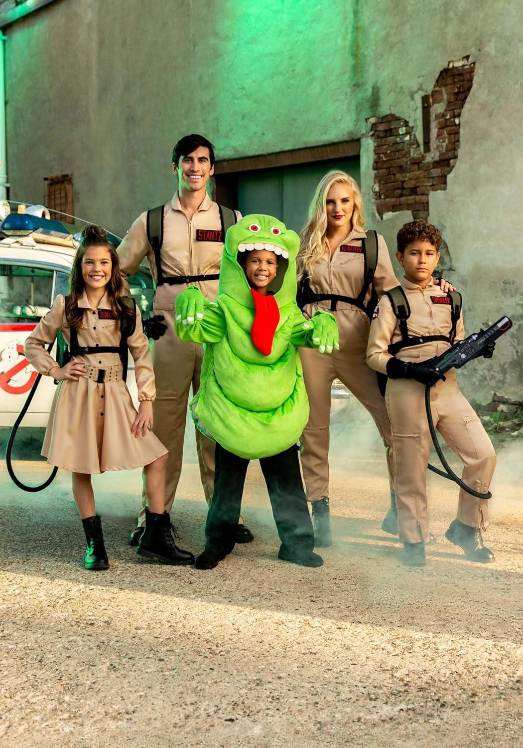 image:imageGhostbusters Kids Slimer Costume Unisex Slimey Ghost Halloween Costume Childrens Ghost Outfit for boys amp girls