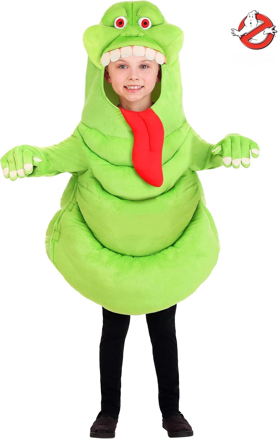 image:imageGhostbusters Kids Slimer Costume Unisex Slimey Ghost Halloween Costume Childrens Ghost Outfit for boys amp girls