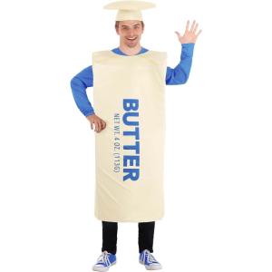 Stick of Butter Costume Adult – Tunic and Hat for Food & Drink Theme