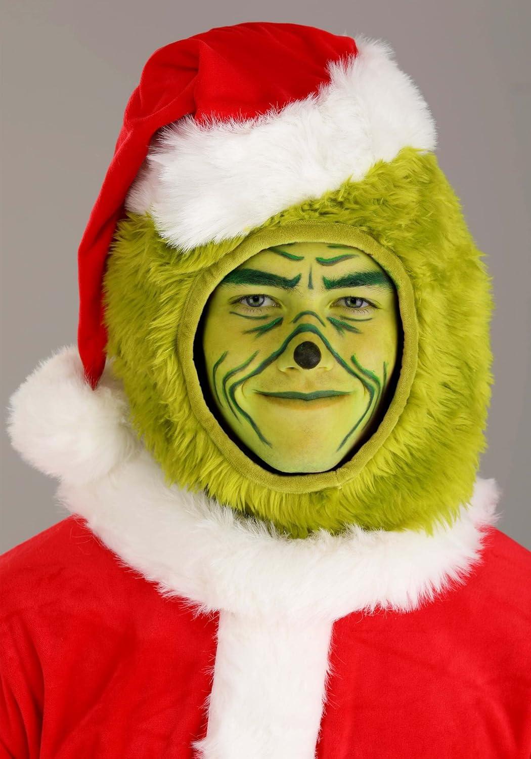 image:imageDr Seuss The Grinch Santa Costume Adult Large Small