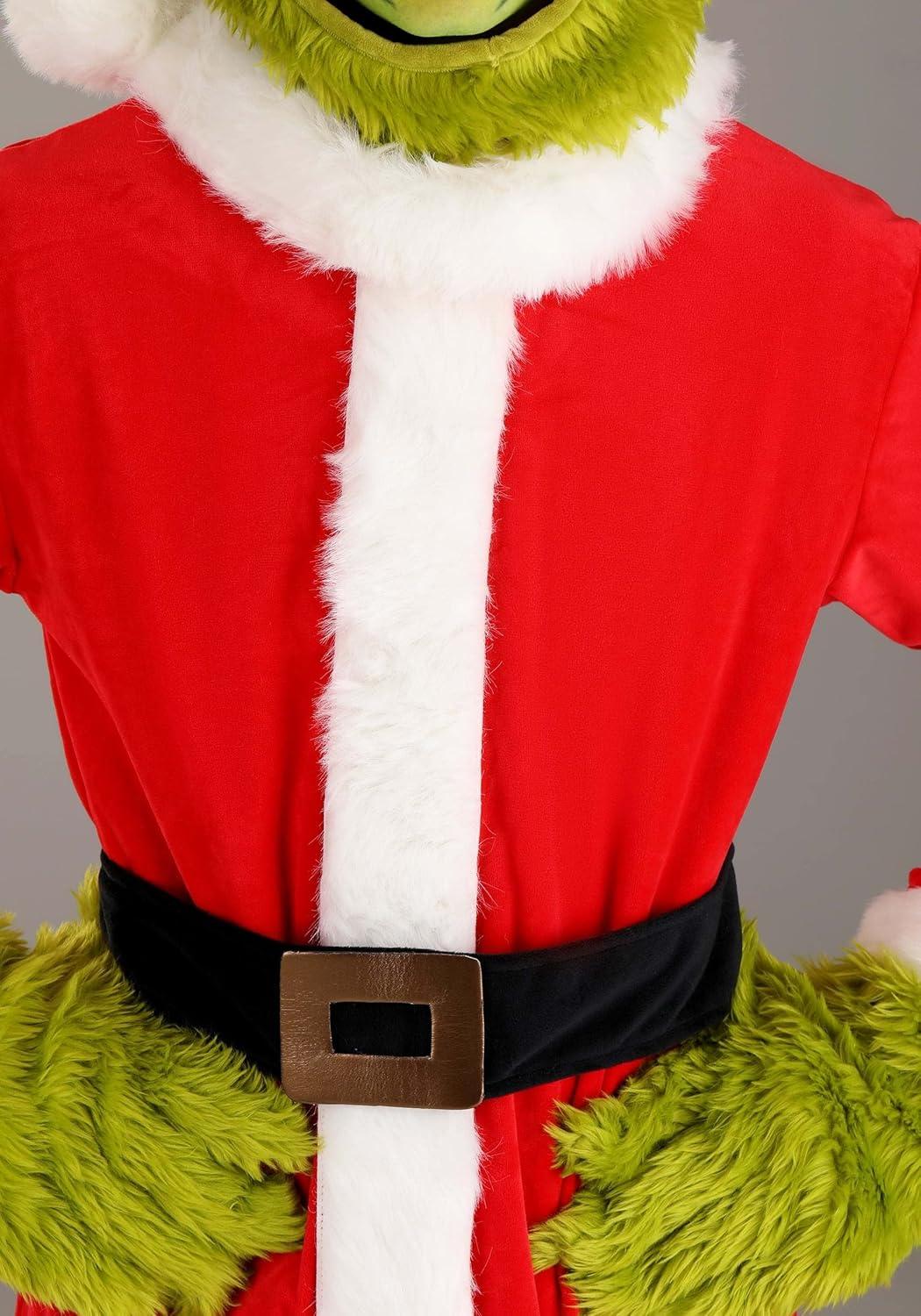 image:imageDr Seuss The Grinch Santa Costume Adult Large Small