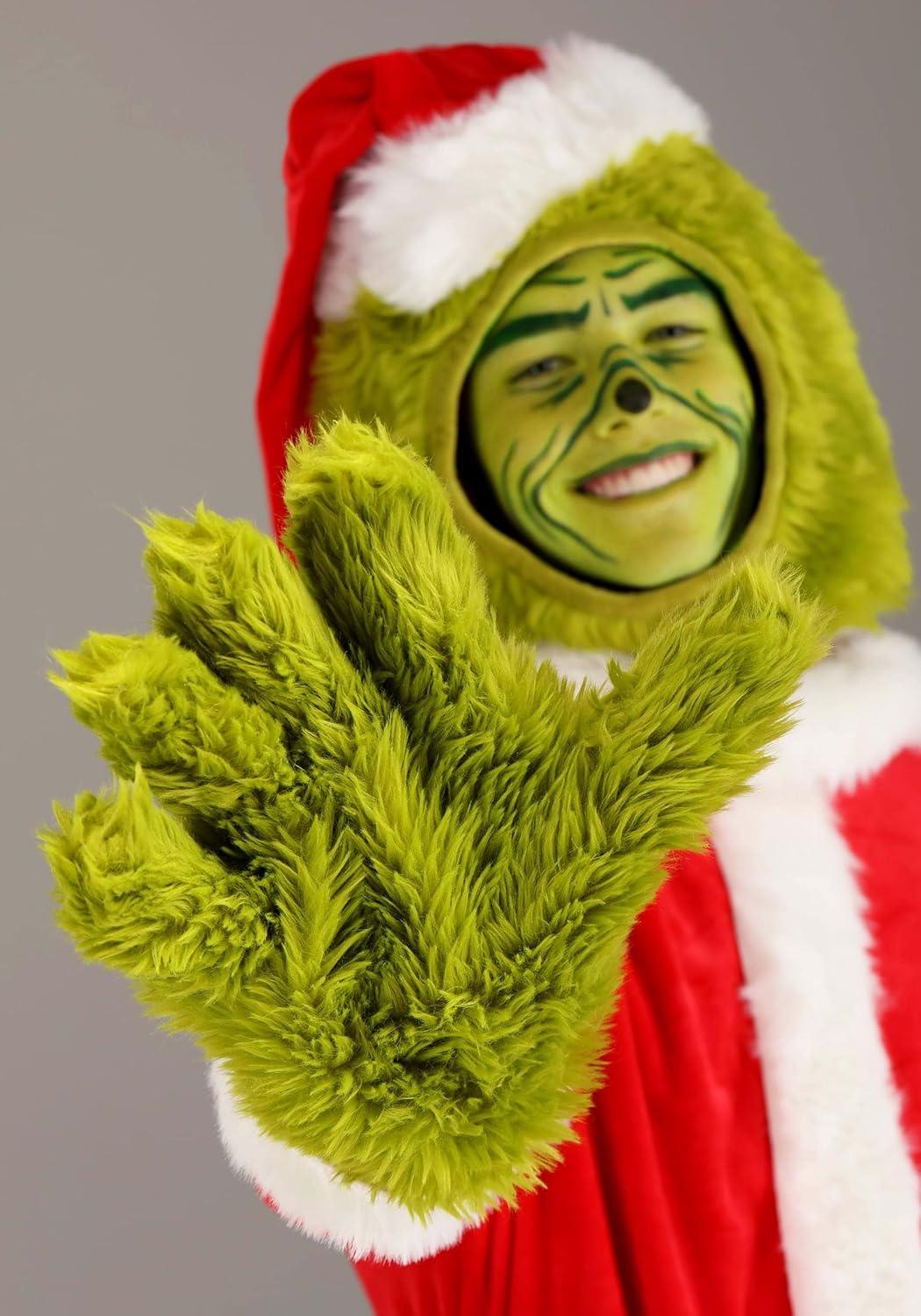 image:imageDr Seuss The Grinch Santa Costume Adult Large Small