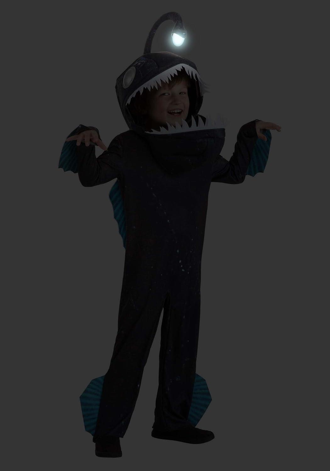 image:imageBigmouth Angler Fish Costume for Kids Light Up Angler Fish Halloween Costume