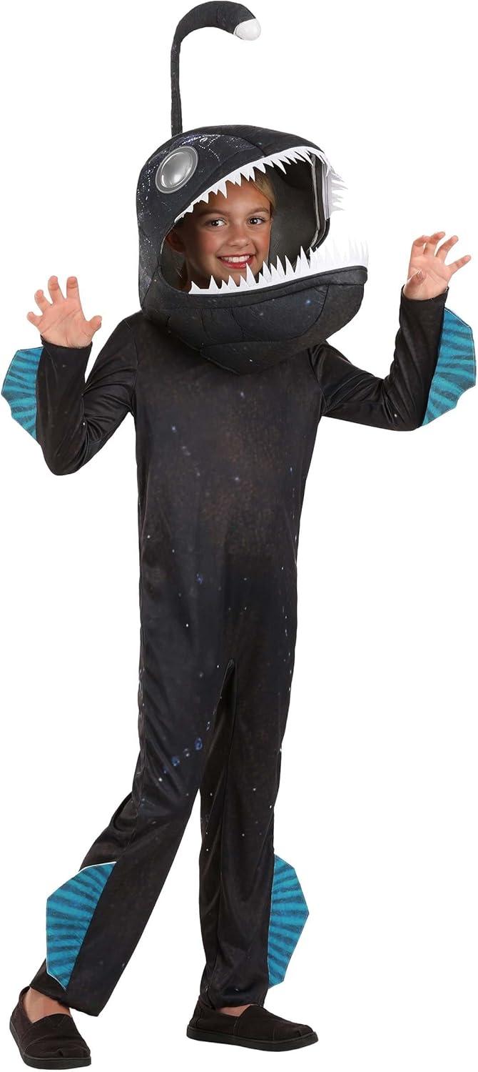 image:imageBigmouth Angler Fish Costume for Kids Light Up Angler Fish Halloween Costume
