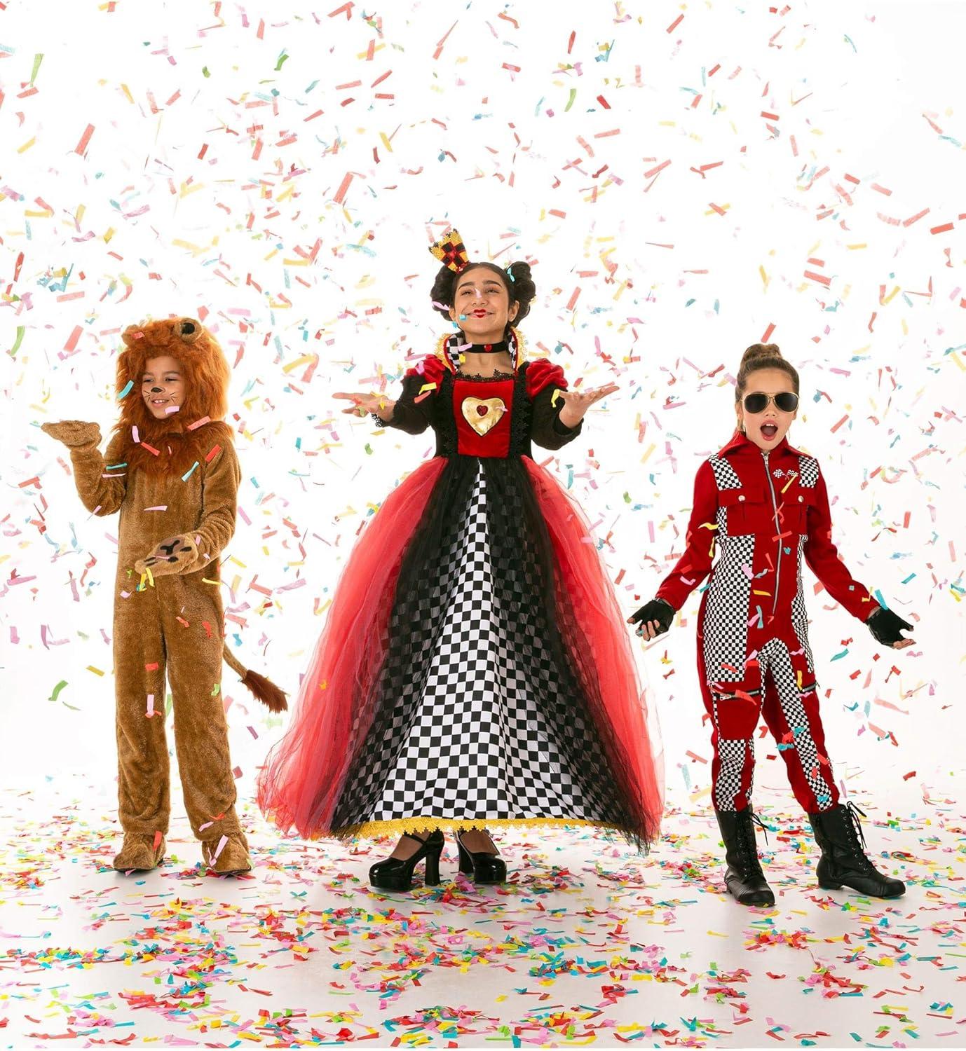 image:imageFun Costumes Girls Ravishing Queen of Hearts Halloween Costume for Kids Includes Dress Skirt Hoop Crown amp ChokerCostume