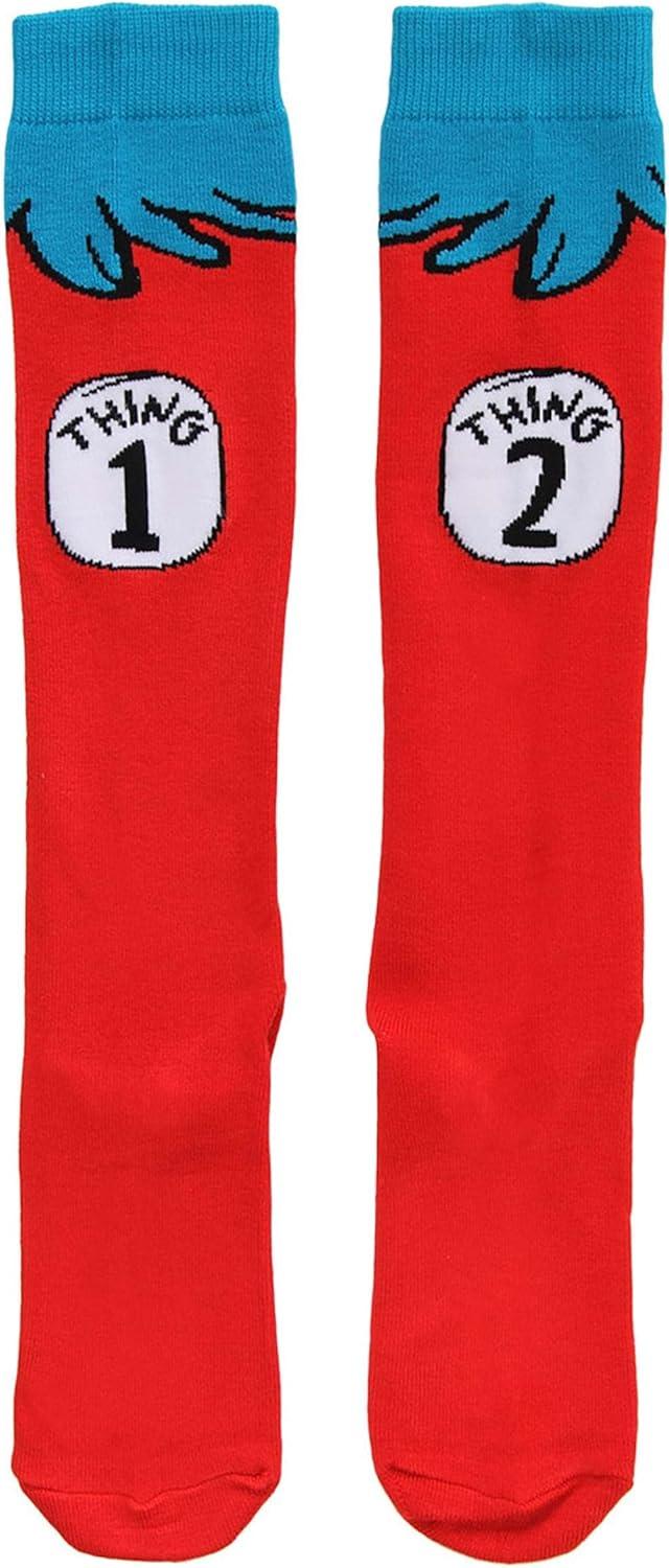 image:imageelope Dr Seuss Thing 1 amp 2 Adult Costume Socks