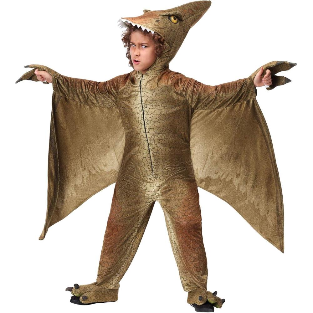 image:imageFun Costumes Realistic Stegosaurus Costume for Kids Stegosaurus Dinosaur Jumpsuit for Boys Child Jurassic Cosplay OutfitPterodactyl