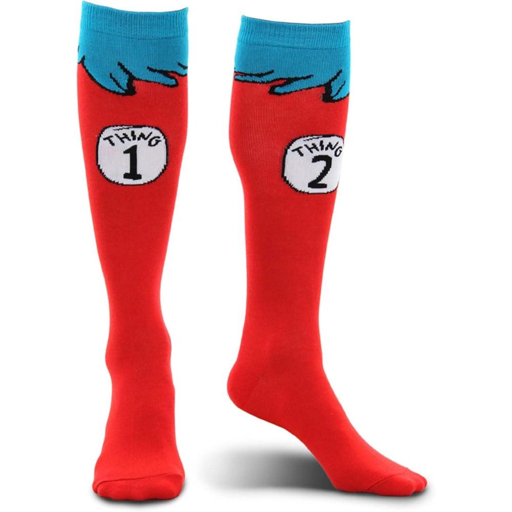 image:imageelope Dr Seuss Thing 1 amp 2 Adult Costume Socks