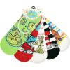 image:imageAdult Dr Seuss 5 Pair No Show Sock Set  Knitted Graphic Socks Officially LicensedMulticolored