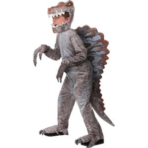 Realistic Dinosaur Costumes for Kids – Jurassic Dinosaur Jumpsuits for Boys – Child Dino Cosplay Halloween Outfits(Spinosaurus)